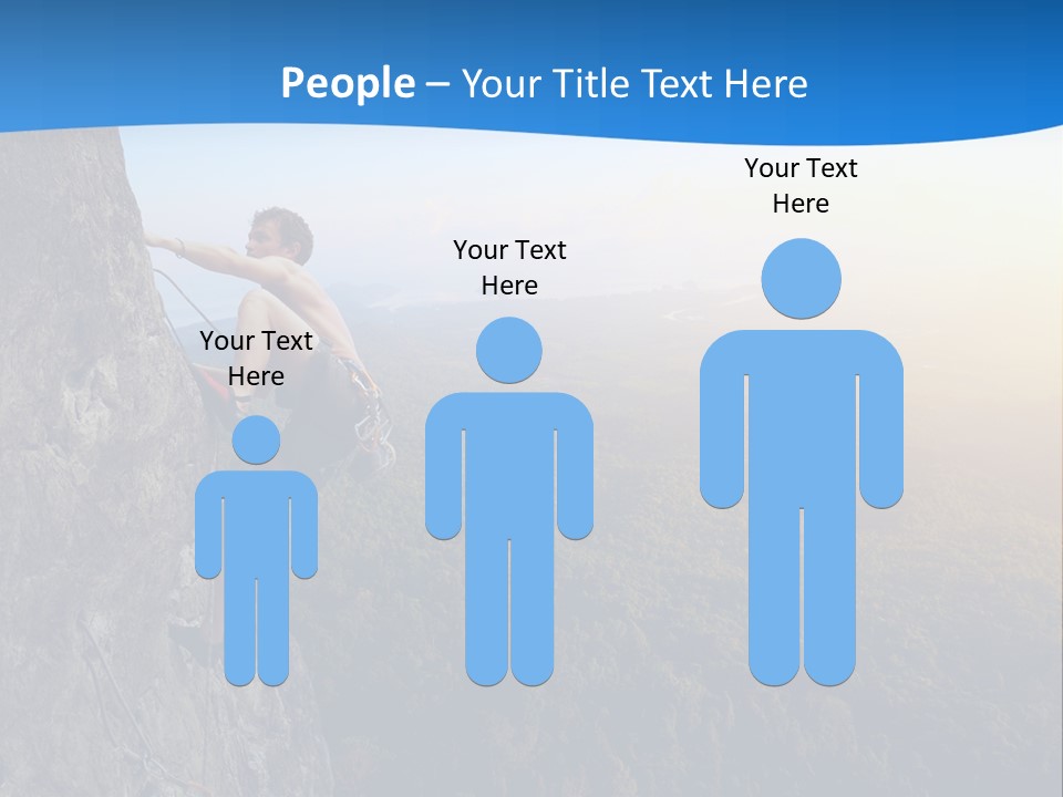 Explore Height Rope PowerPoint Template