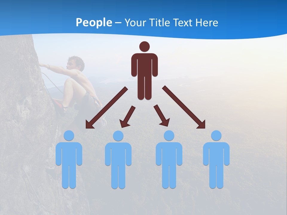 Explore Height Rope PowerPoint Template