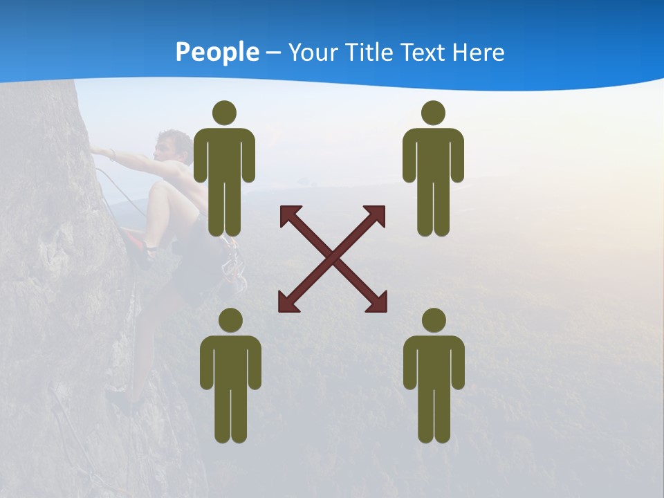 Explore Height Rope PowerPoint Template