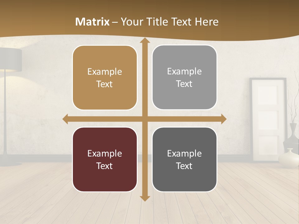 Modern Lounge Home PowerPoint Template