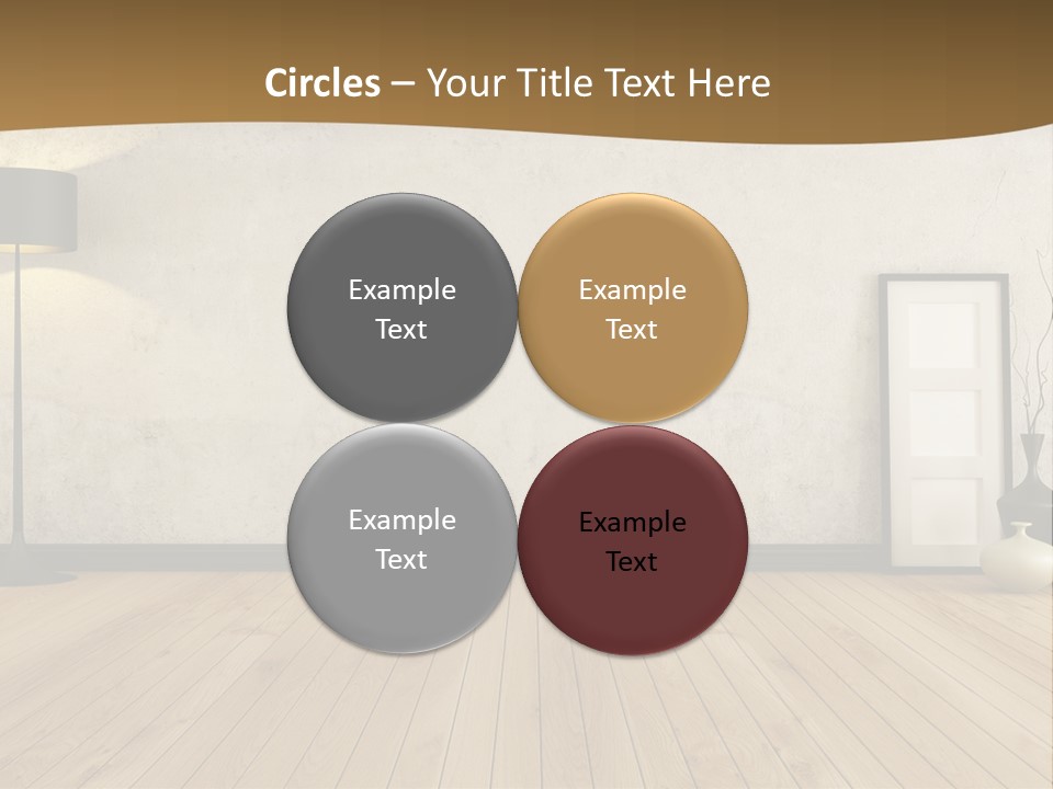 Modern Lounge Home PowerPoint Template