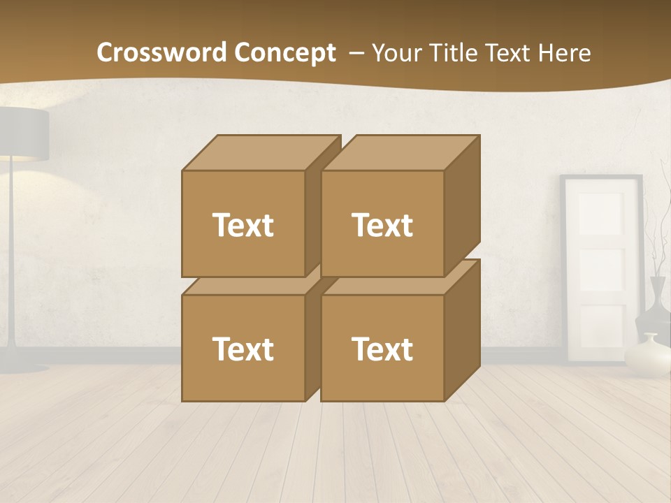 Modern Lounge Home PowerPoint Template