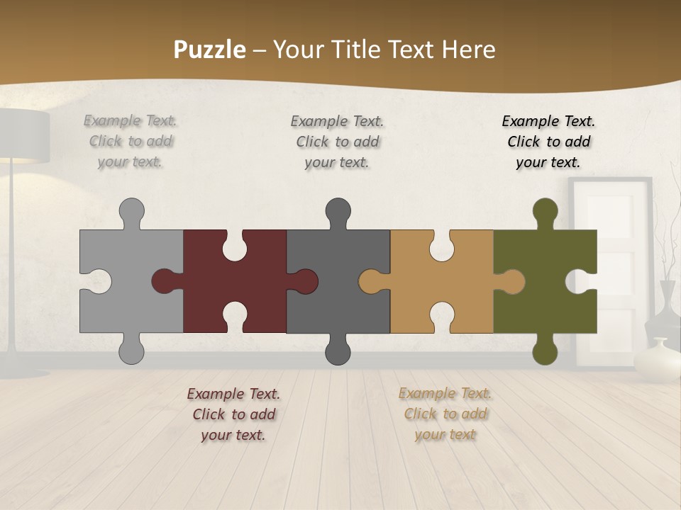 Modern Lounge Home PowerPoint Template