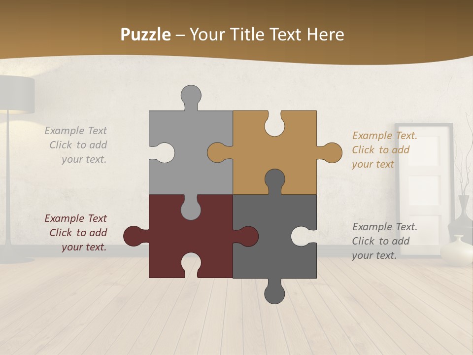 Modern Lounge Home PowerPoint Template