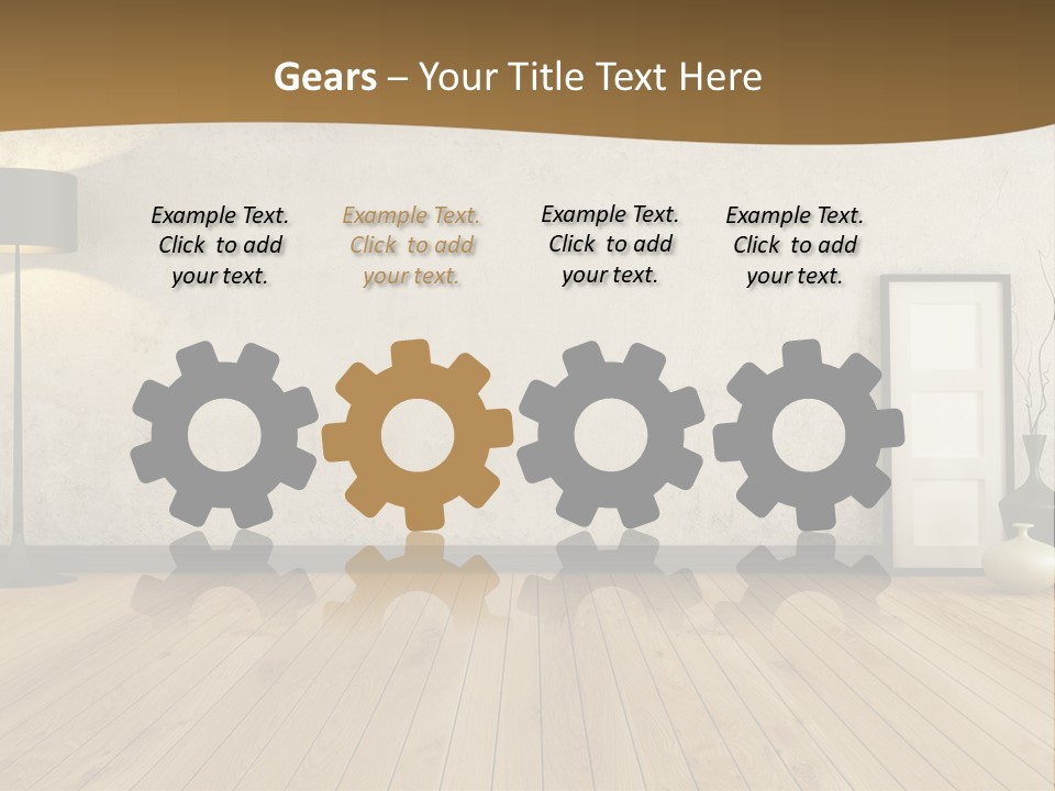 Modern Lounge Home PowerPoint Template