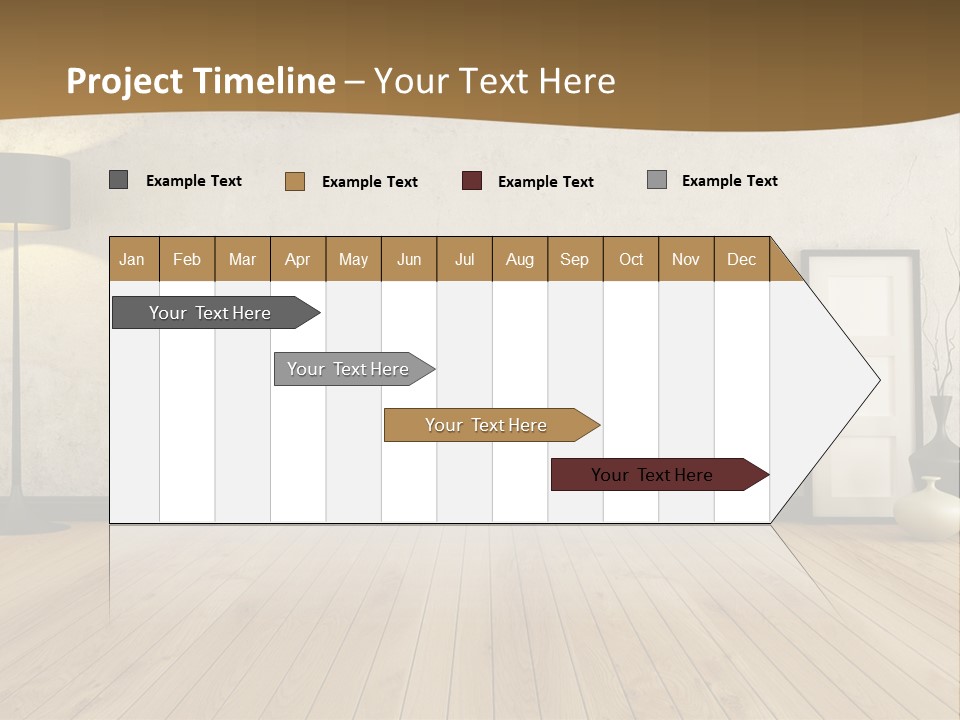 Modern Lounge Home PowerPoint Template