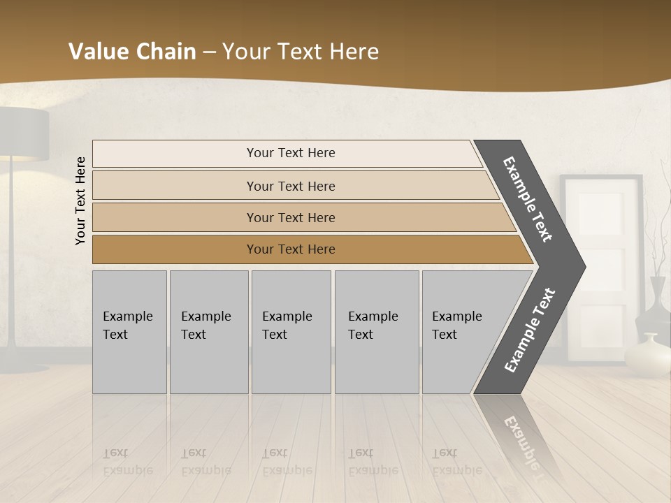 Modern Lounge Home PowerPoint Template