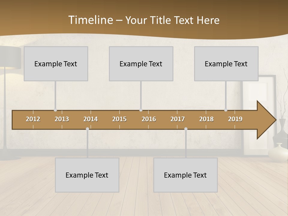 Modern Lounge Home PowerPoint Template