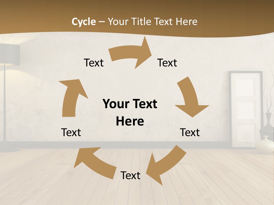 Modern Lounge Home PowerPoint Template