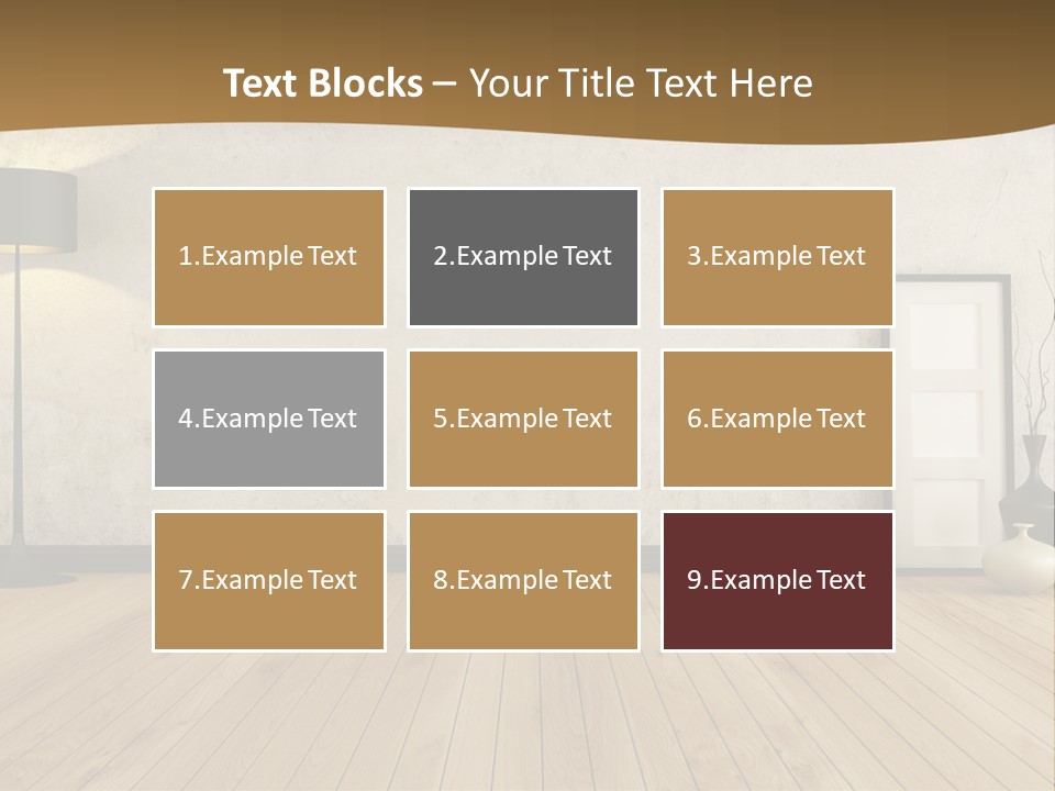 Modern Lounge Home PowerPoint Template