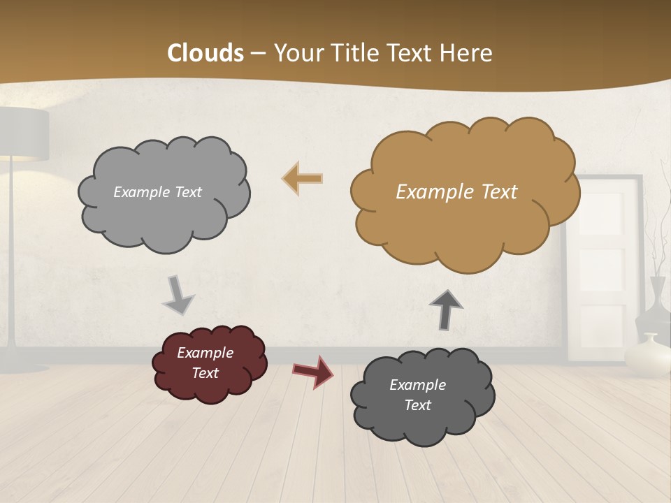 Modern Lounge Home PowerPoint Template
