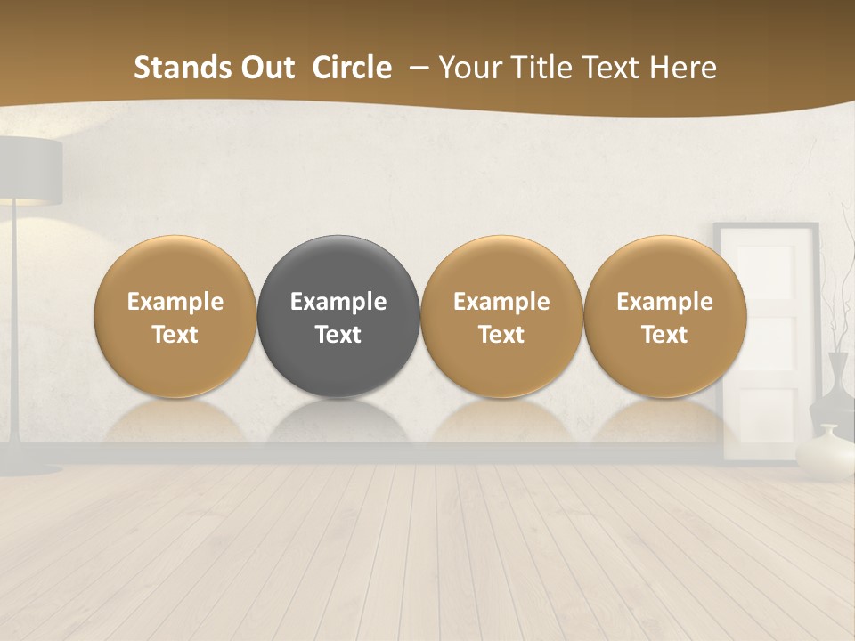 Modern Lounge Home PowerPoint Template