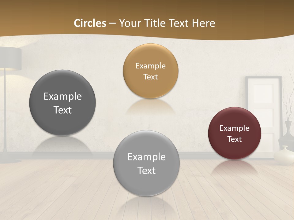 Modern Lounge Home PowerPoint Template