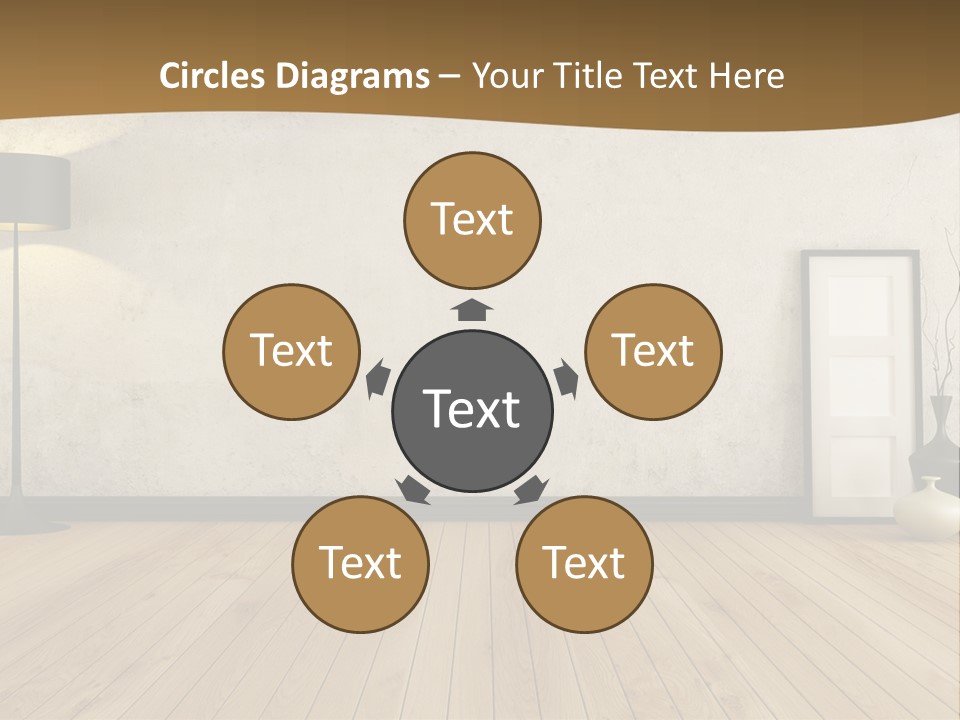 Modern Lounge Home PowerPoint Template