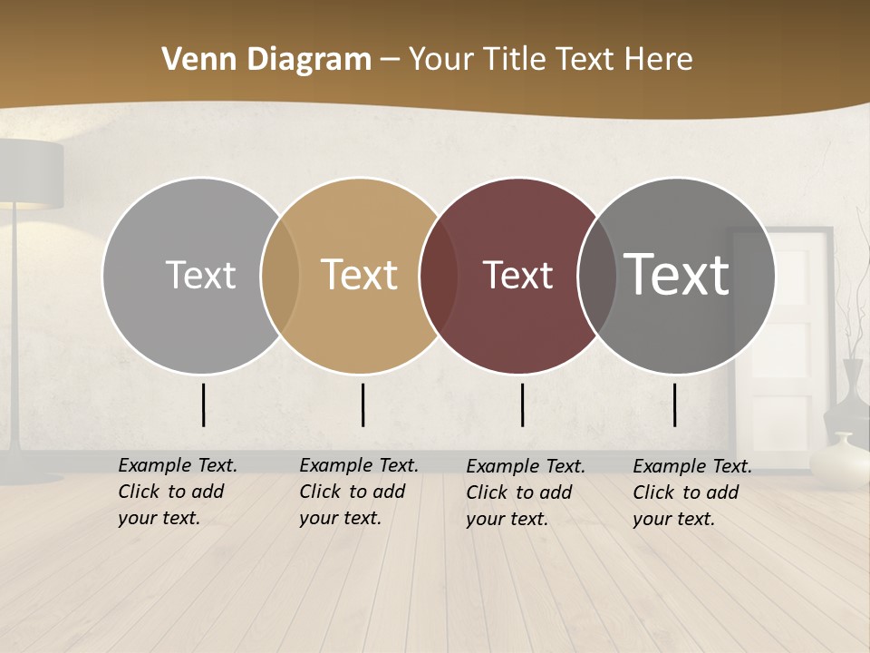 Modern Lounge Home PowerPoint Template