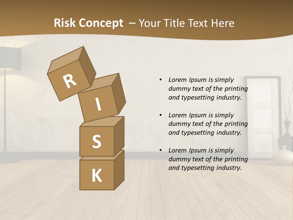 Modern Lounge Home PowerPoint Template