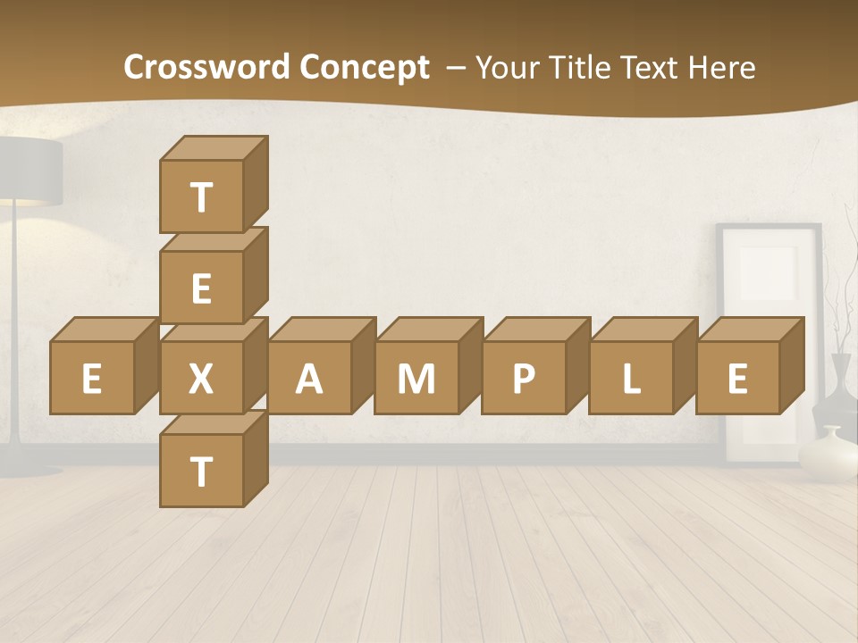 Modern Lounge Home PowerPoint Template