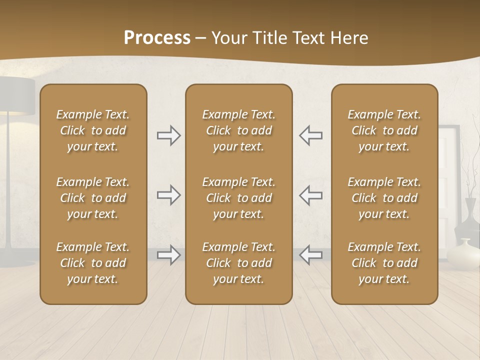 Modern Lounge Home PowerPoint Template