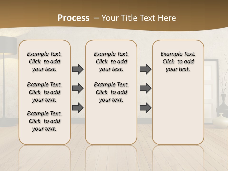 Modern Lounge Home PowerPoint Template
