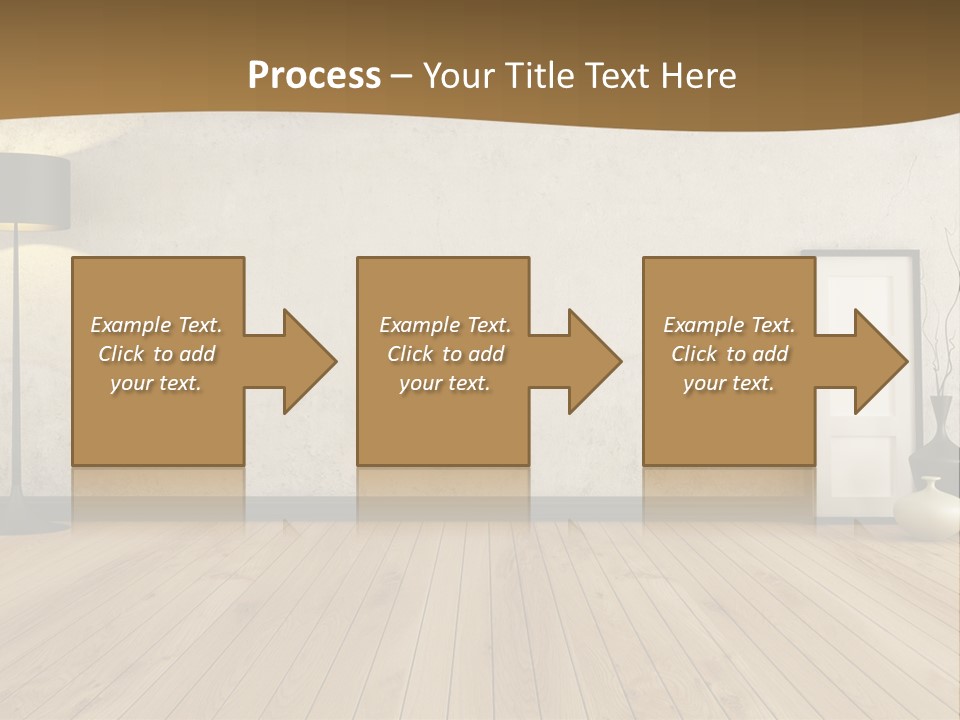 Modern Lounge Home PowerPoint Template