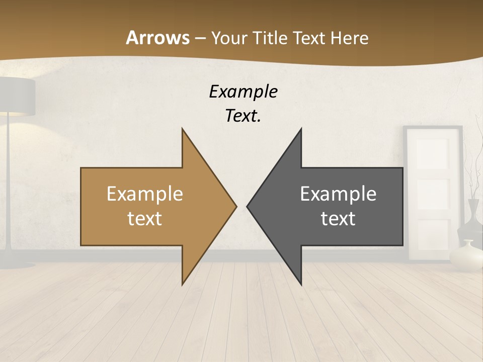 Modern Lounge Home PowerPoint Template