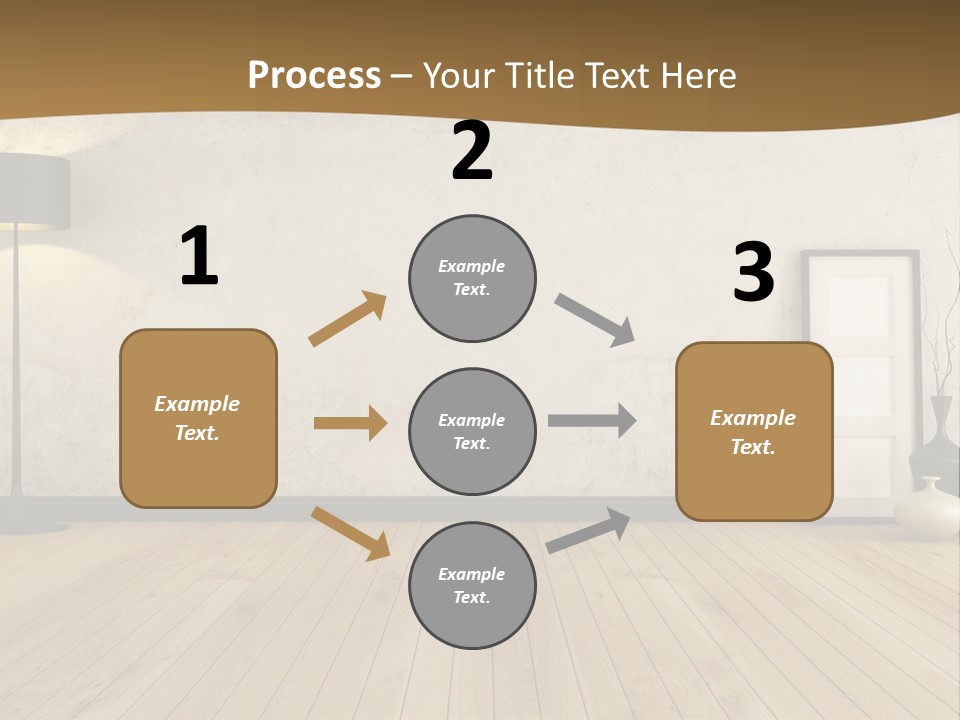 Modern Lounge Home PowerPoint Template