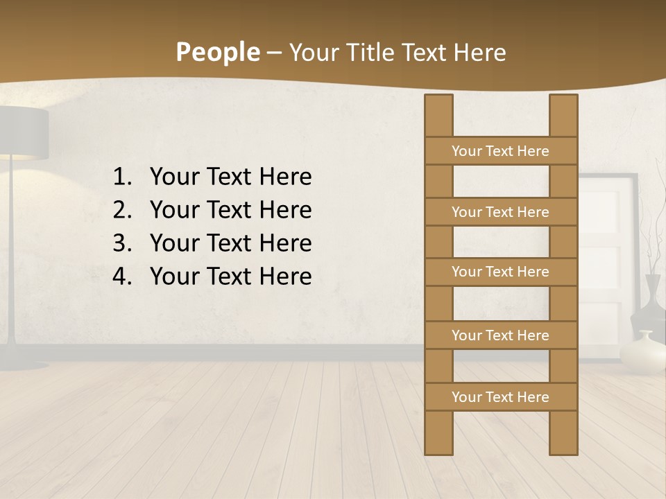 Modern Lounge Home PowerPoint Template