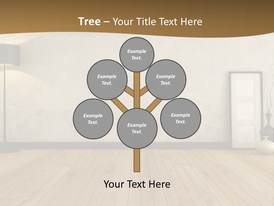 Modern Lounge Home PowerPoint Template