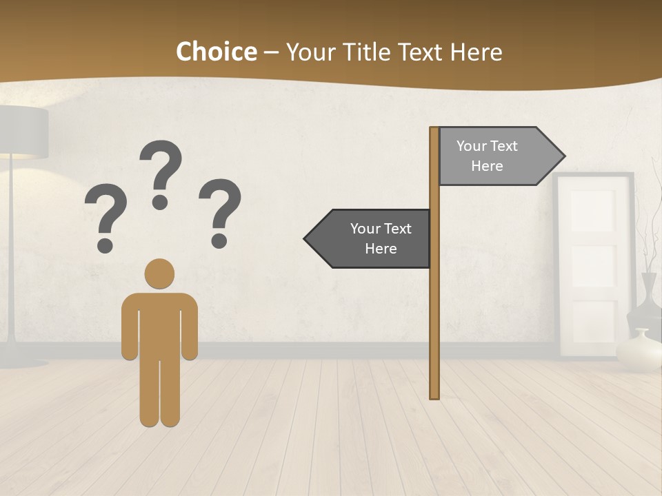 Modern Lounge Home PowerPoint Template