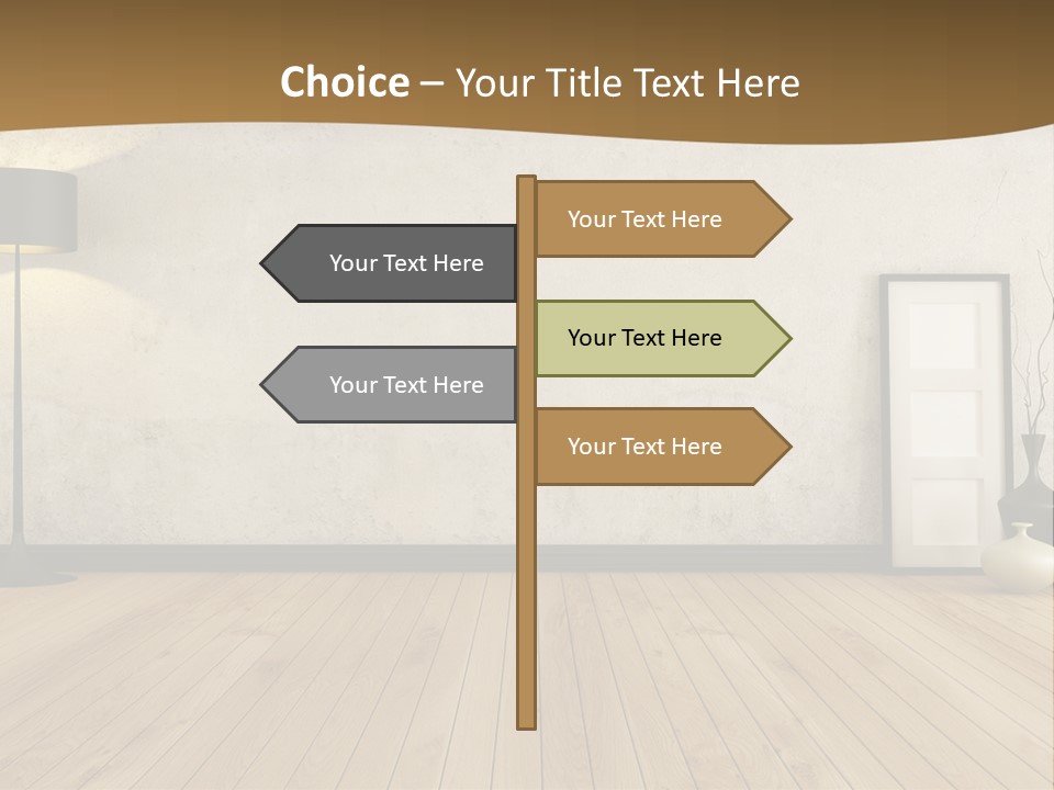Modern Lounge Home PowerPoint Template