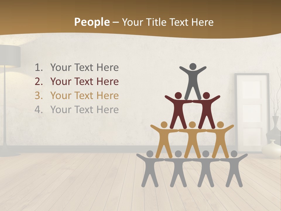 Modern Lounge Home PowerPoint Template