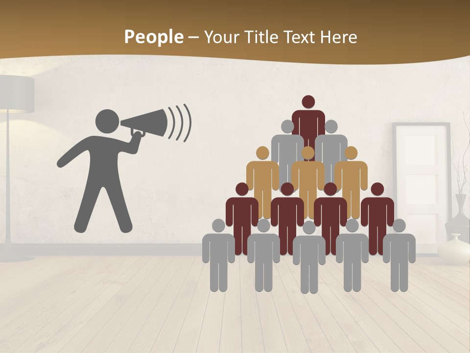 Modern Lounge Home PowerPoint Template