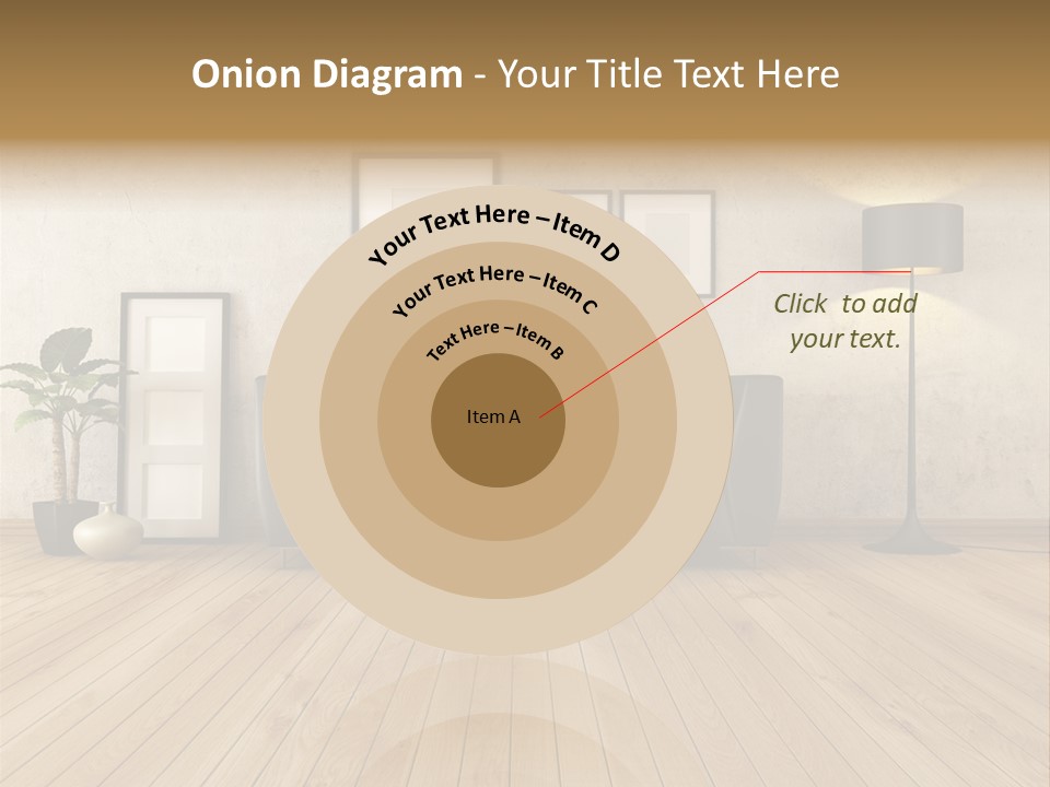 Furniture Parquet Wall PowerPoint Template