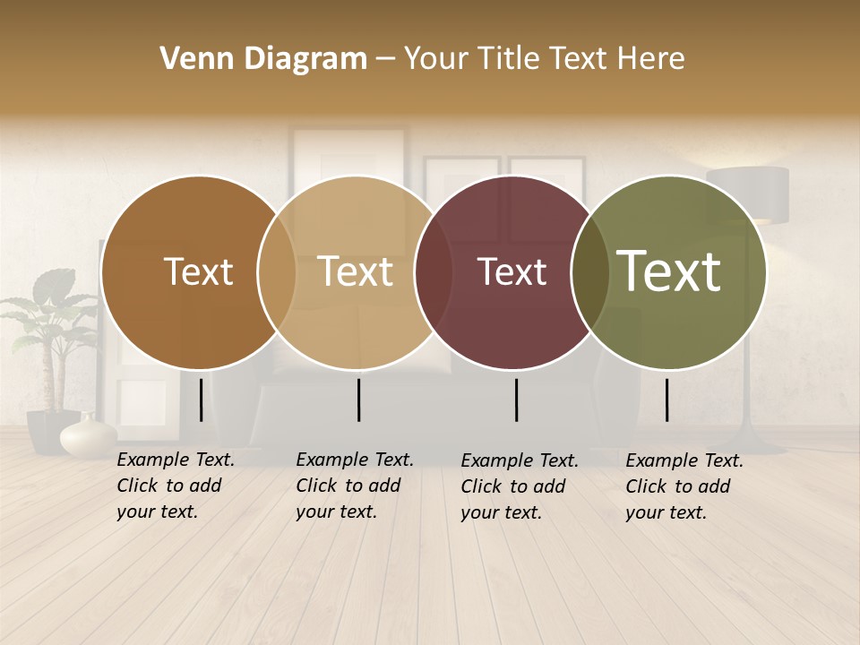 Furniture Parquet Wall PowerPoint Template