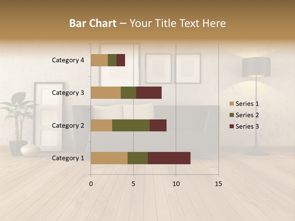 Furniture Parquet Wall PowerPoint Template