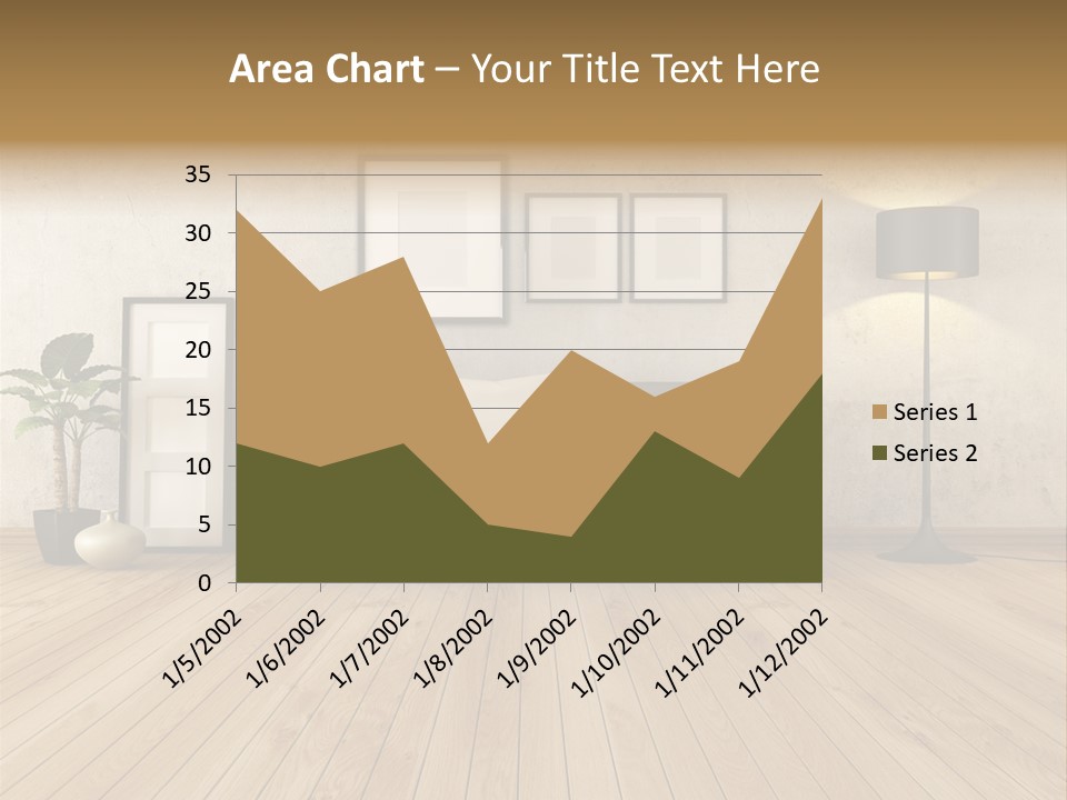 Furniture Parquet Wall PowerPoint Template
