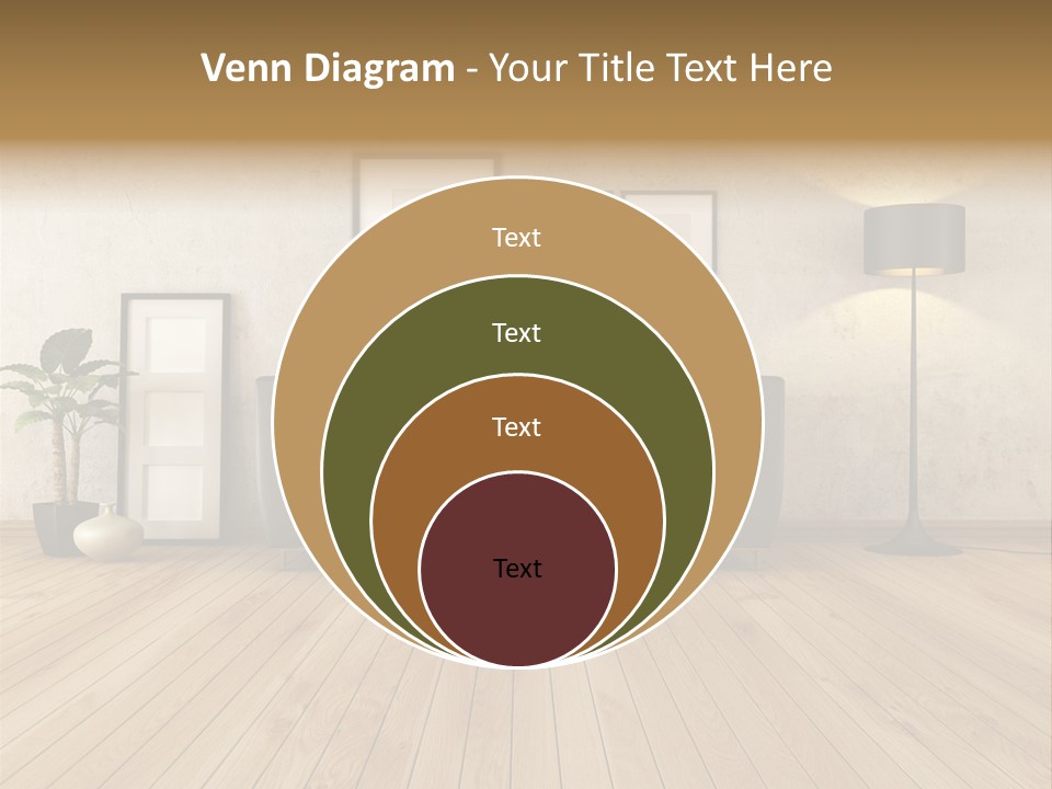 Furniture Parquet Wall PowerPoint Template