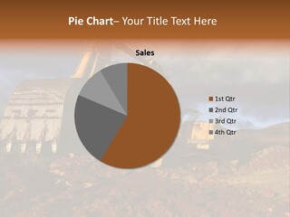 Tractor Ground Scoop PowerPoint Template