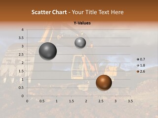 Tractor Ground Scoop PowerPoint Template