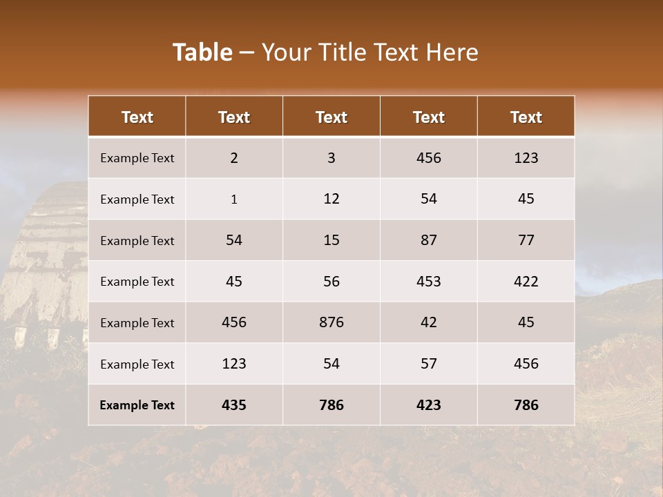 Tractor Ground Scoop PowerPoint Template