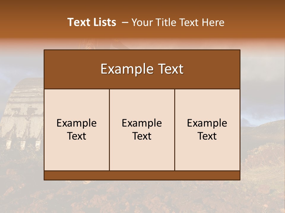 Tractor Ground Scoop PowerPoint Template