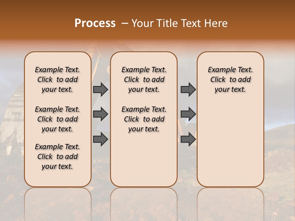 Tractor Ground Scoop PowerPoint Template