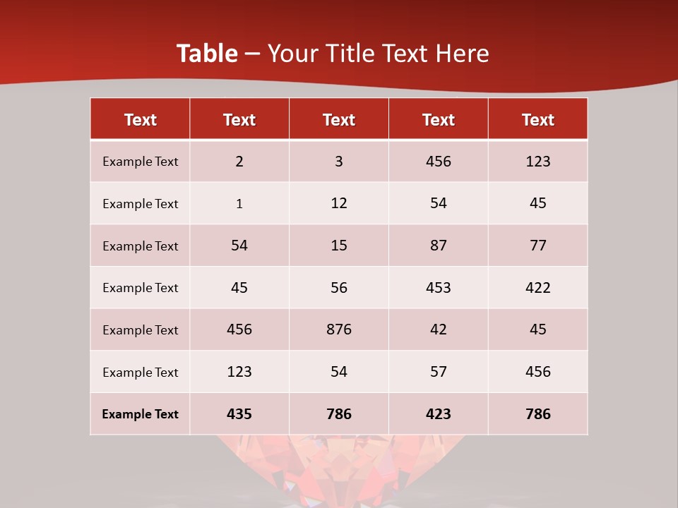 Single Glass Elegance PowerPoint Template