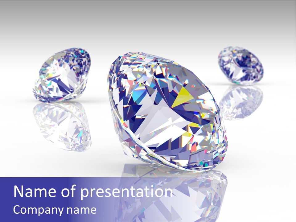 Luxury Colour Reflection PowerPoint Template