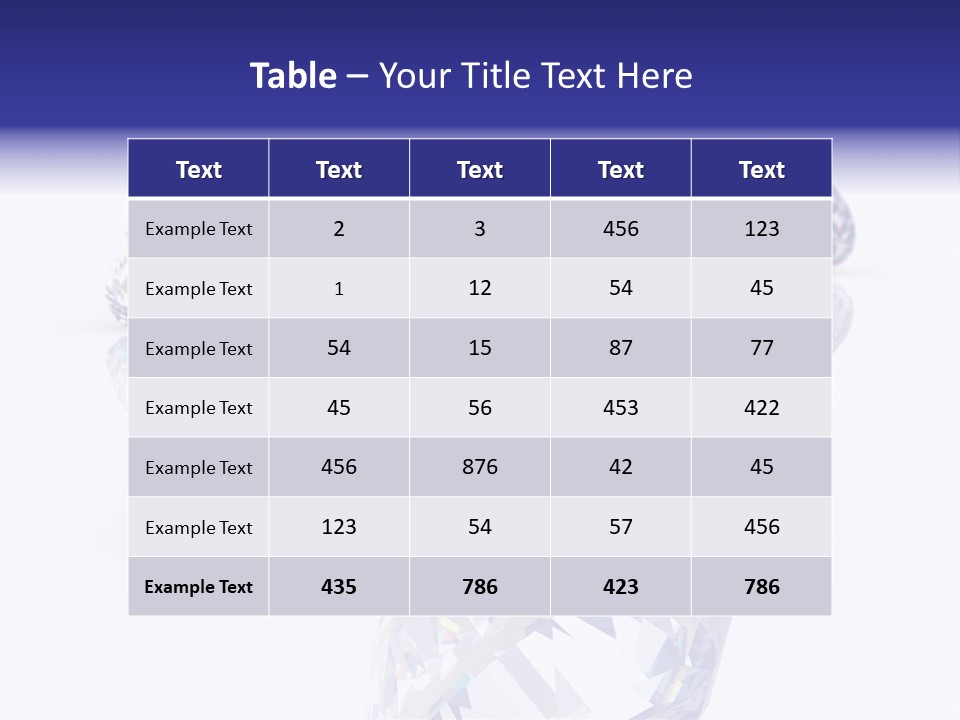 Luxury Colour Reflection PowerPoint Template