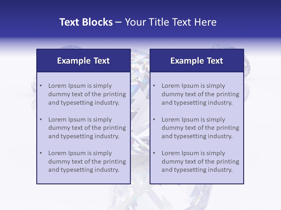 Luxury Colour Reflection PowerPoint Template