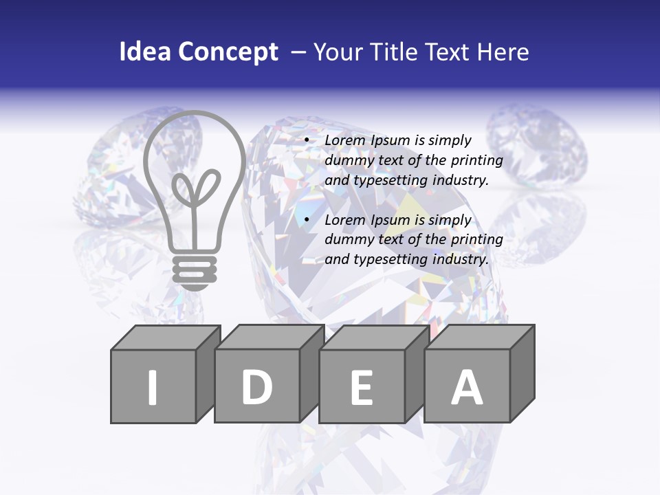 Luxury Colour Reflection PowerPoint Template