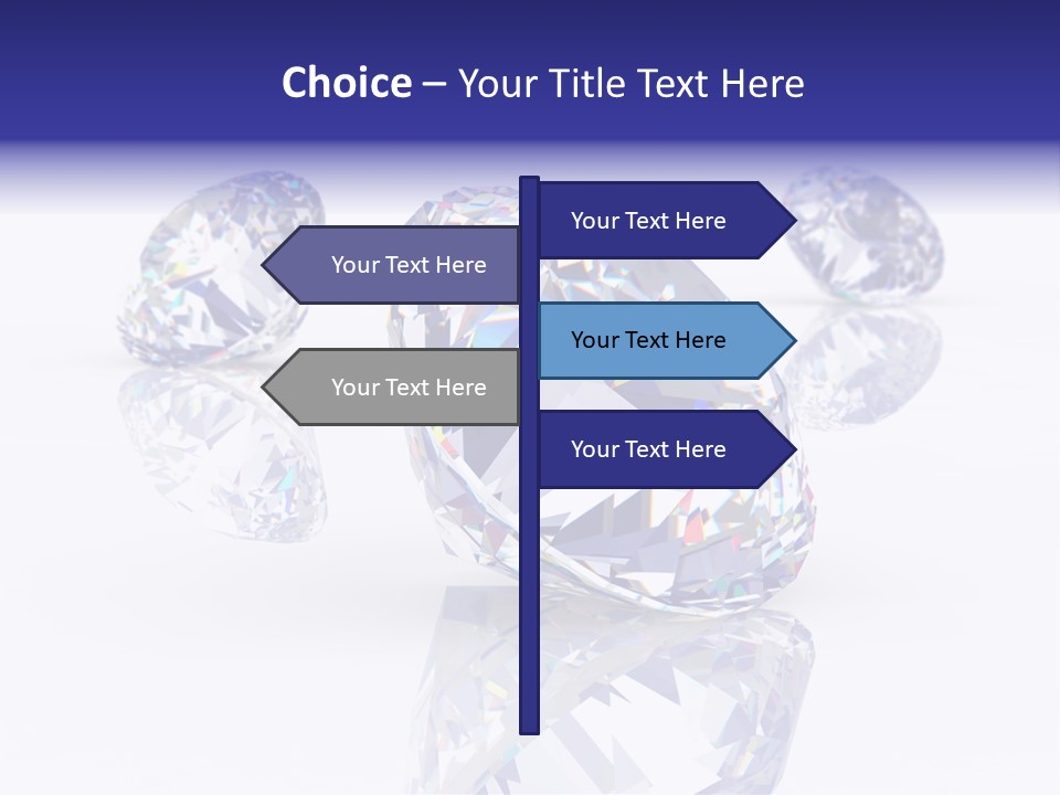 Luxury Colour Reflection PowerPoint Template