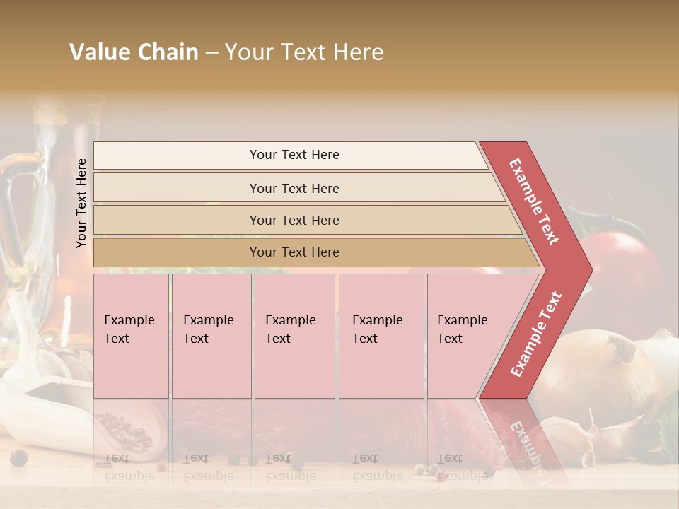 Veal Orange Dinner PowerPoint Template