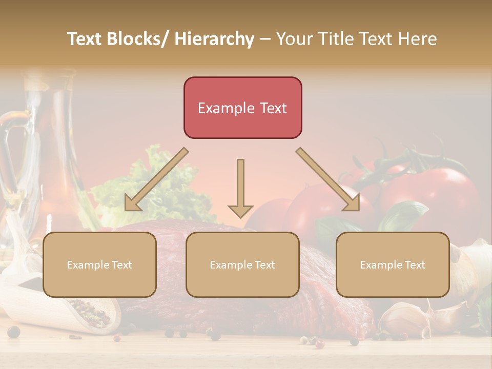 Veal Orange Dinner PowerPoint Template